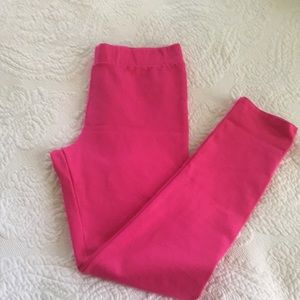 Hot pink leggings